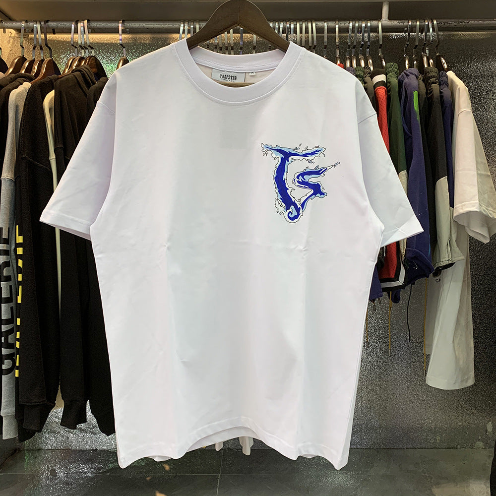 Trapstar 'Making Waves' T-Shirt - White/Blue