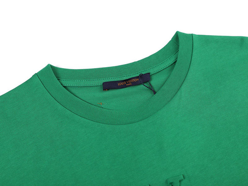 Louis Vuitton LV Debossed Tee Green