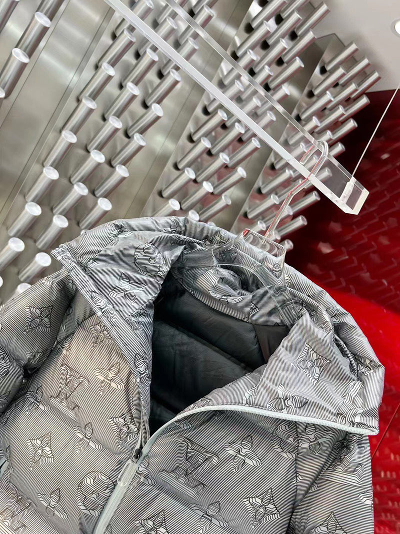 Louis Vuitton Metallic Monogram Puffer Jacket