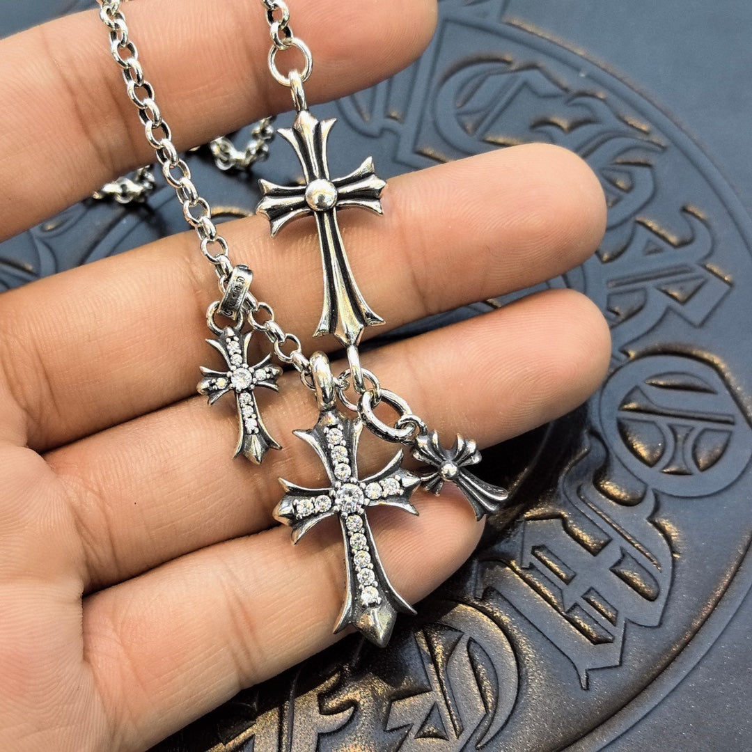 Chrome Hearts - Extendo Multi Cross Necklace