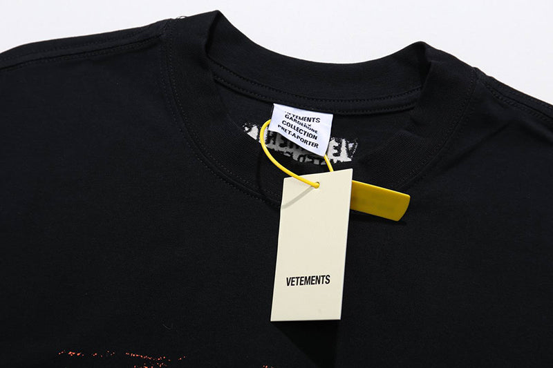 VETEMENTS Palmtree T-shirt | Black