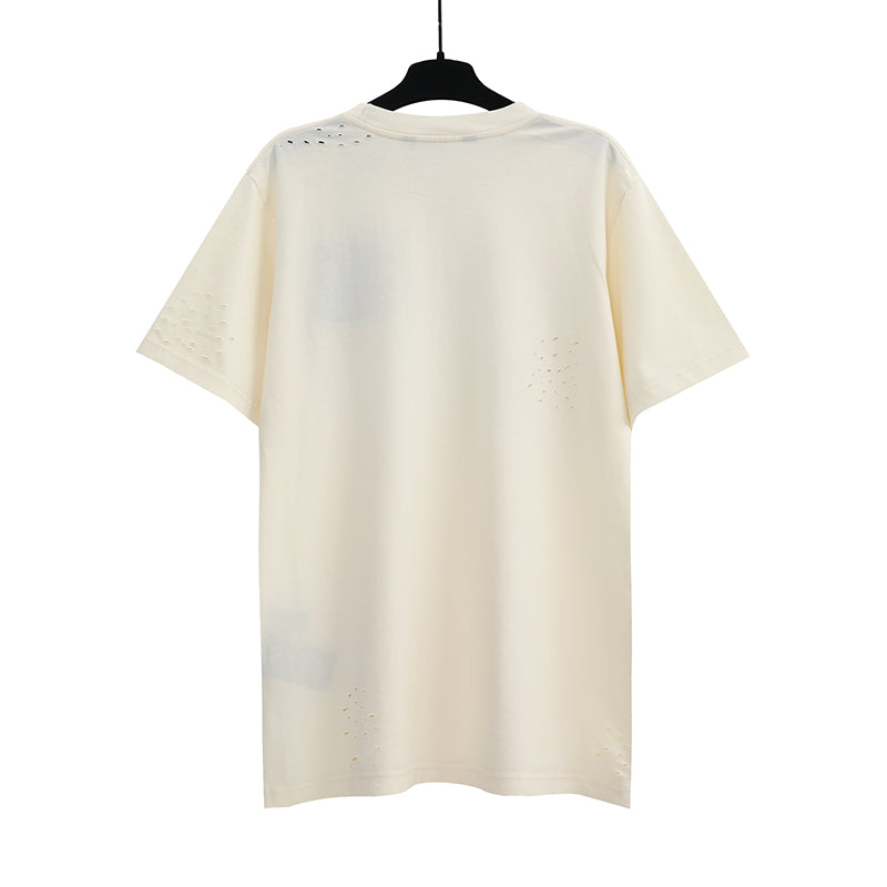 Palm Angels Sing In Logo T Shirt Beige