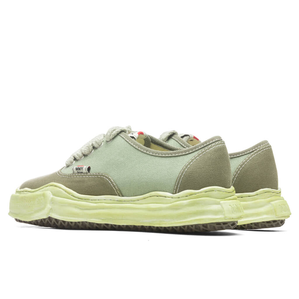 Maison Mihara Yasuiro Baker OG Sole Over Dyed Canvas Low Green