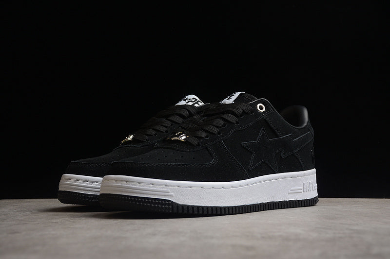 A Bathing Ape Bape Sta Black Suede