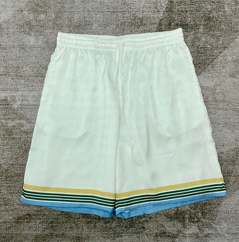 CASABLANCA Casa Way Printed Silk Short