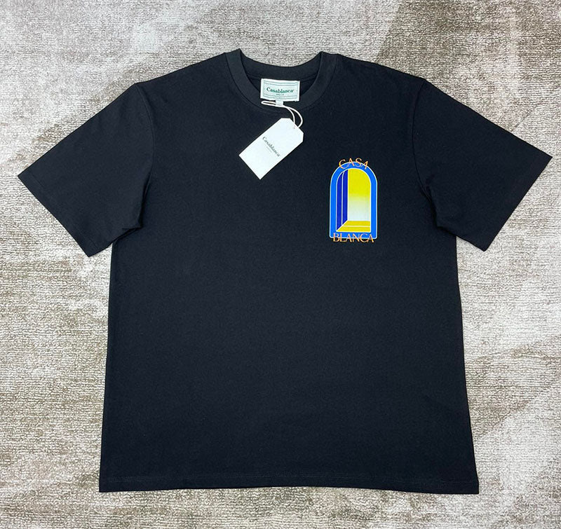 CASABLANCA ‘L’ARCHE DE NUIT’ T Shirt Black