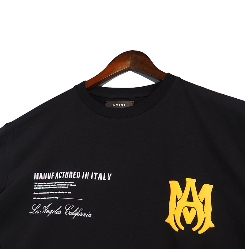 AMIRI Military specs stencil Black T Shirt