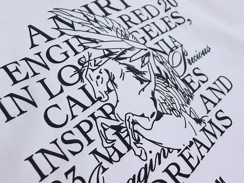 AMIRI Printed White T-shirt