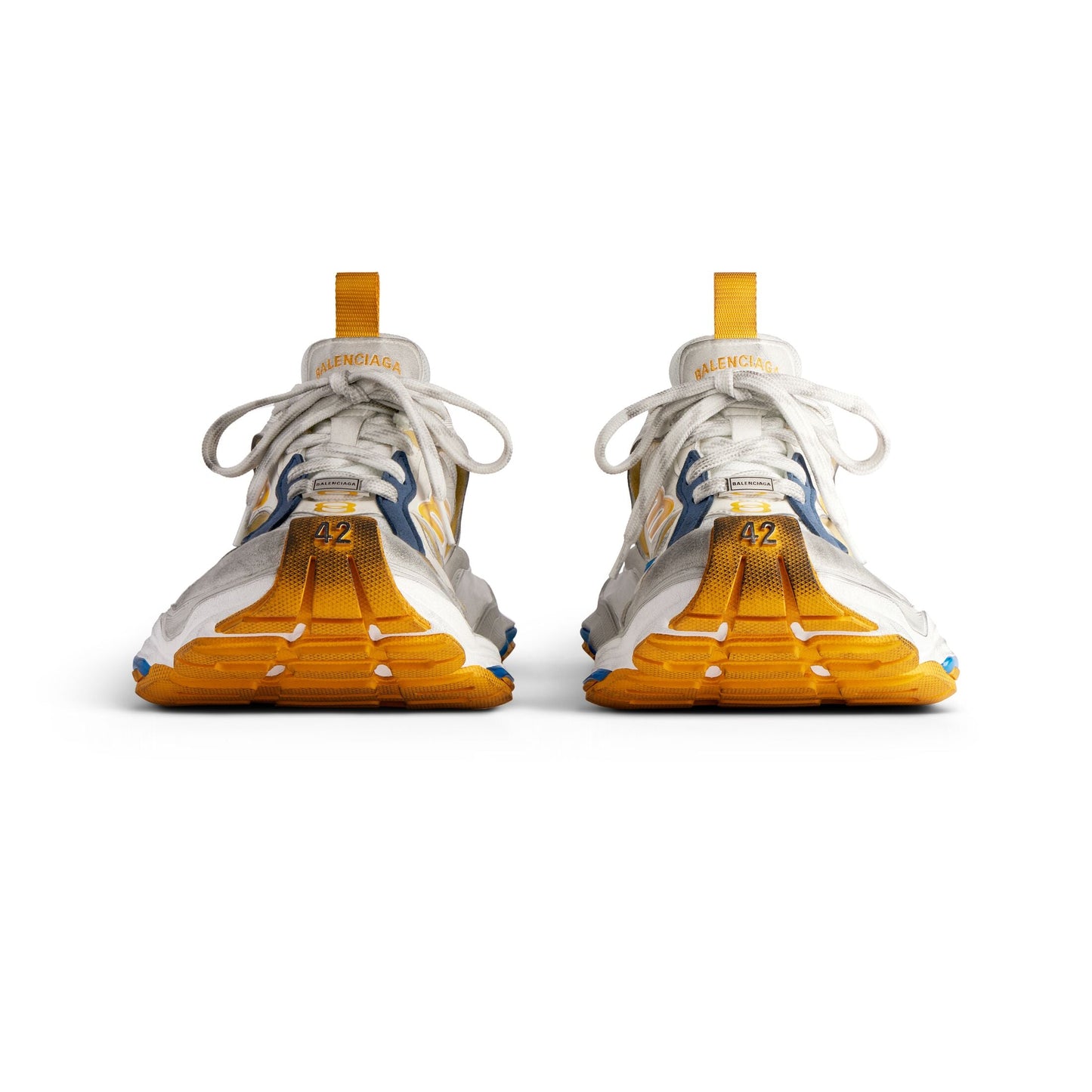 Balenciaga Cargo Sneaker 'Grey/White/Blue/Orange'