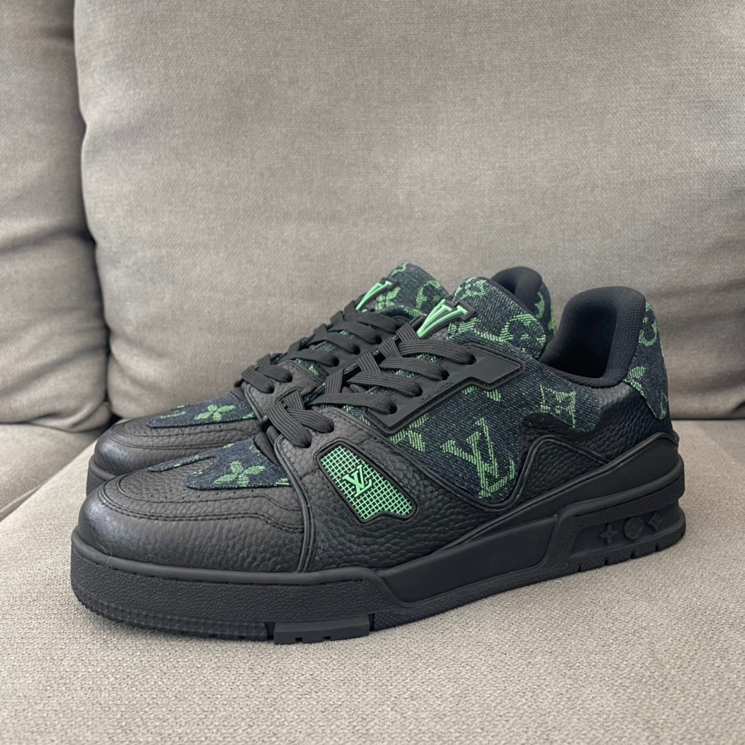 Louis Vuitton LV Trainer Nigo LV MADE Black Green