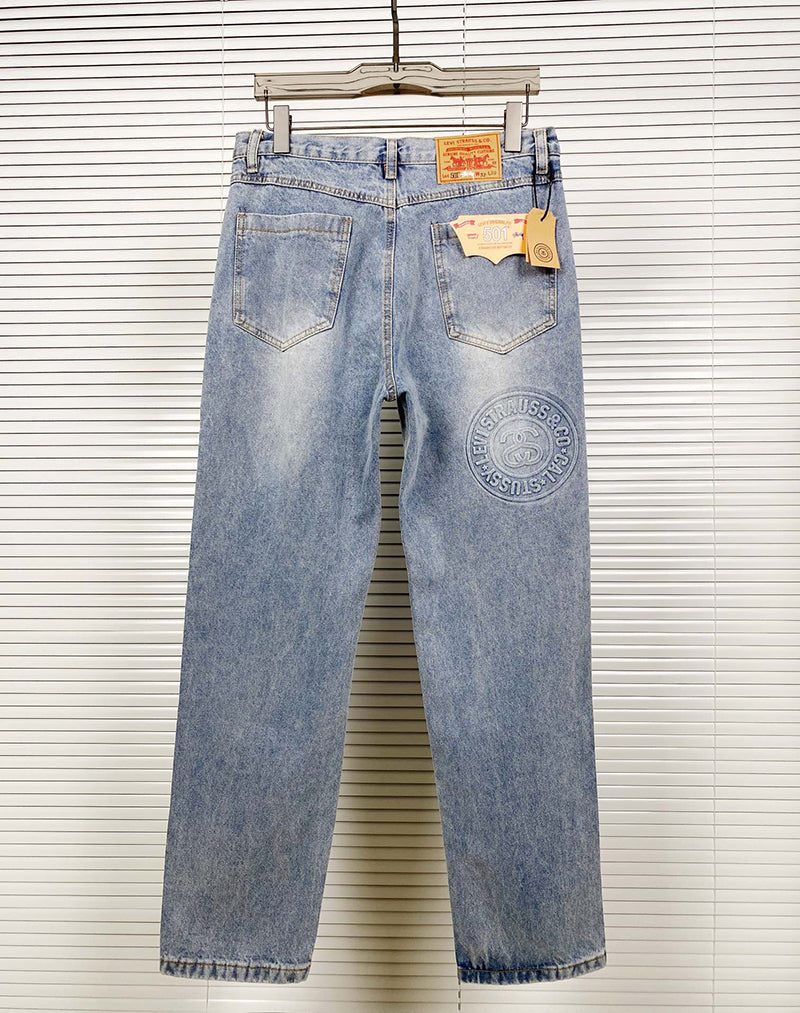 Stüssy & Levi's Remix 501 Denim Jeans With SS23