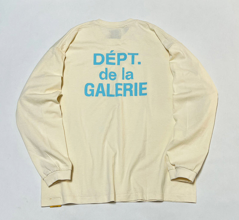 Gallery Dept. Souvenir L/S Tee Cream/Blue