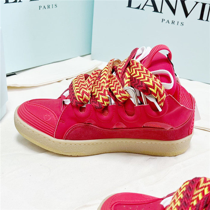 Lanvin Curb Sneaker Poppy Red