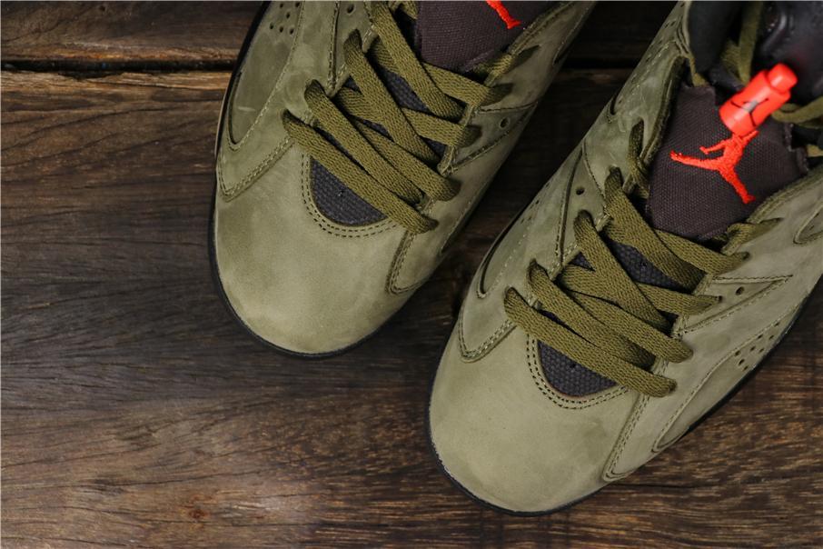 Travis Scott x Air Jordan 6 Retro 'Olive'