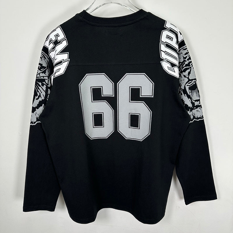 Supreme Mascot L/S Football Top Black