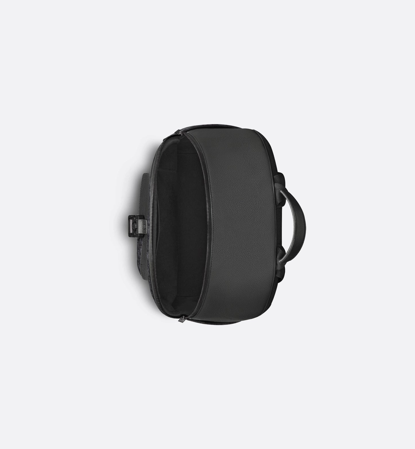 Dior Saddle Backpack with Zipper In Black