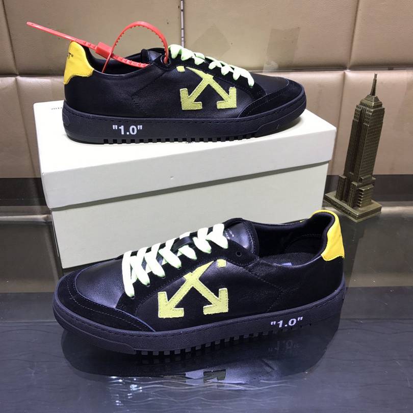 Off-White Vulc Low 'Black yellow'
