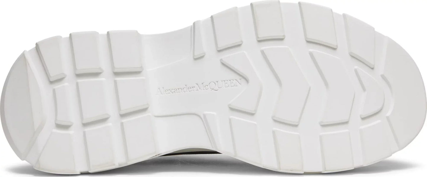 Alexander McQueen Tread Slick Lace Up 'Black White'