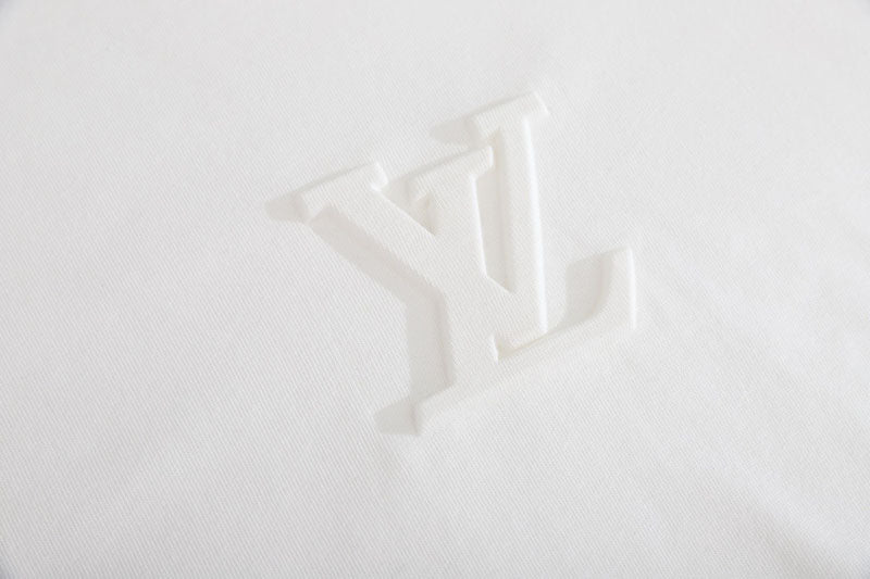 Louis Vuitton LV Debossed Tee White