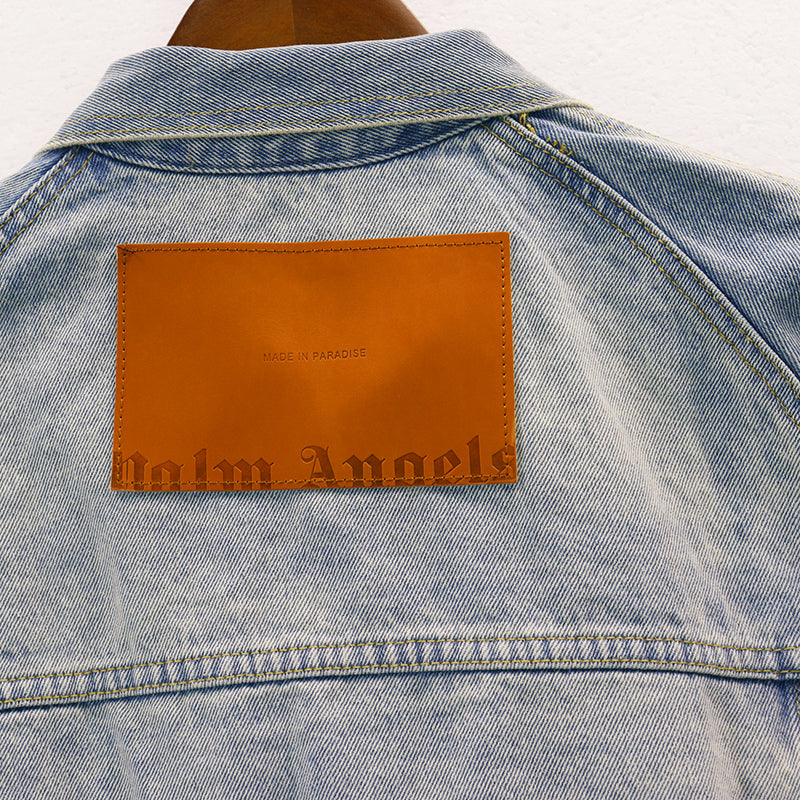 PALM ANGELS Oversized denim jacket Palm Angels
