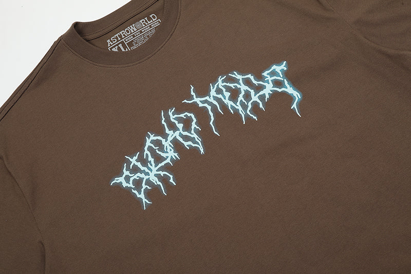 Travis Scott Sicko Mode Tee Washed - SS19 Brown