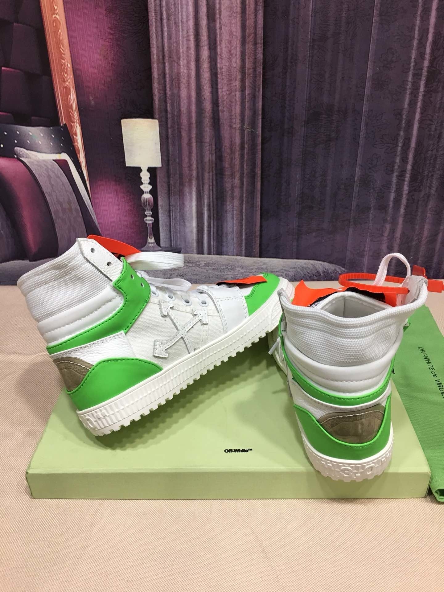Off-White Off Court 3.0 High 'White Green'