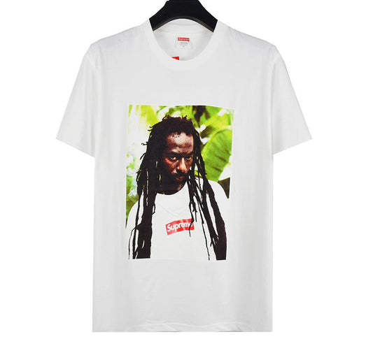Supreme Buju Banton Tee White