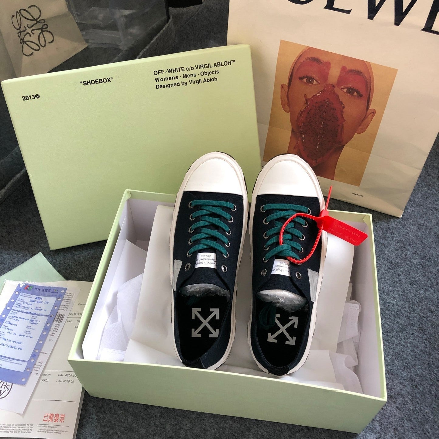 Ooff-White C/O VIRGIL ABLOH Arrow Low Top Yellow/Red/Black