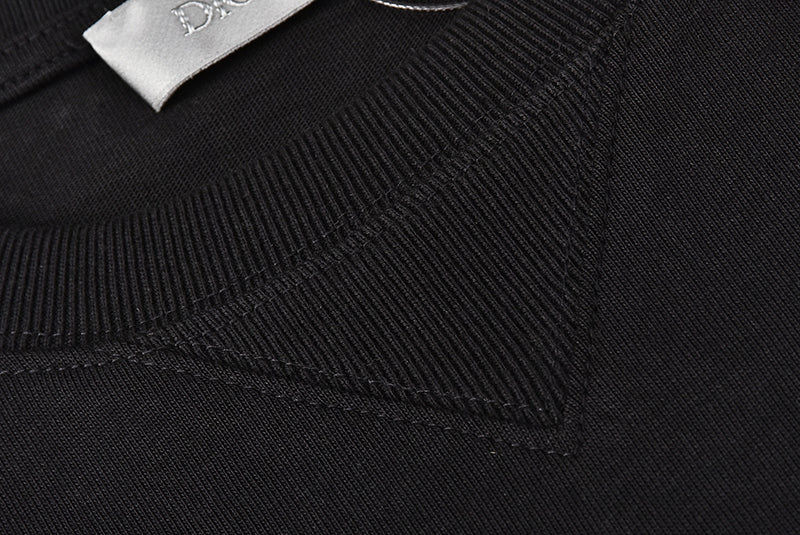 DIOR Christian Dior Couture Relaxed-Fit Black T-Shirt
