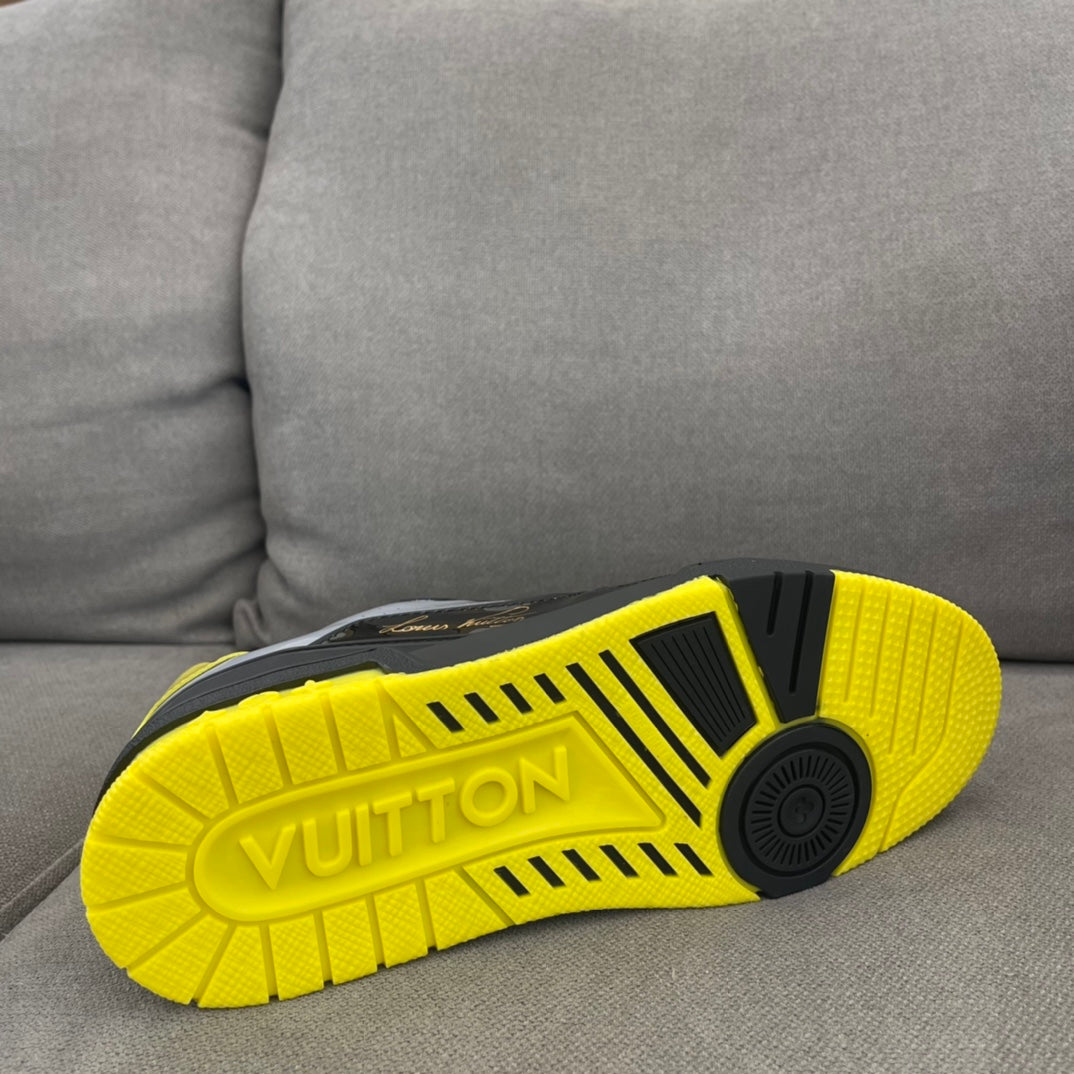 Louis Vuitton LV Trainer Black Yellow