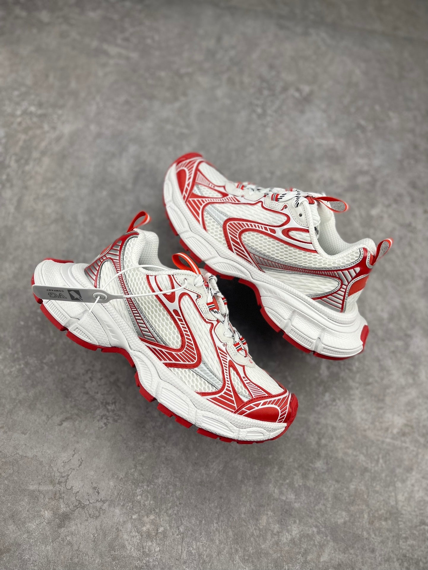 Balenciaga Wmns 3XL Sneaker 'Worn-Out - White Red'