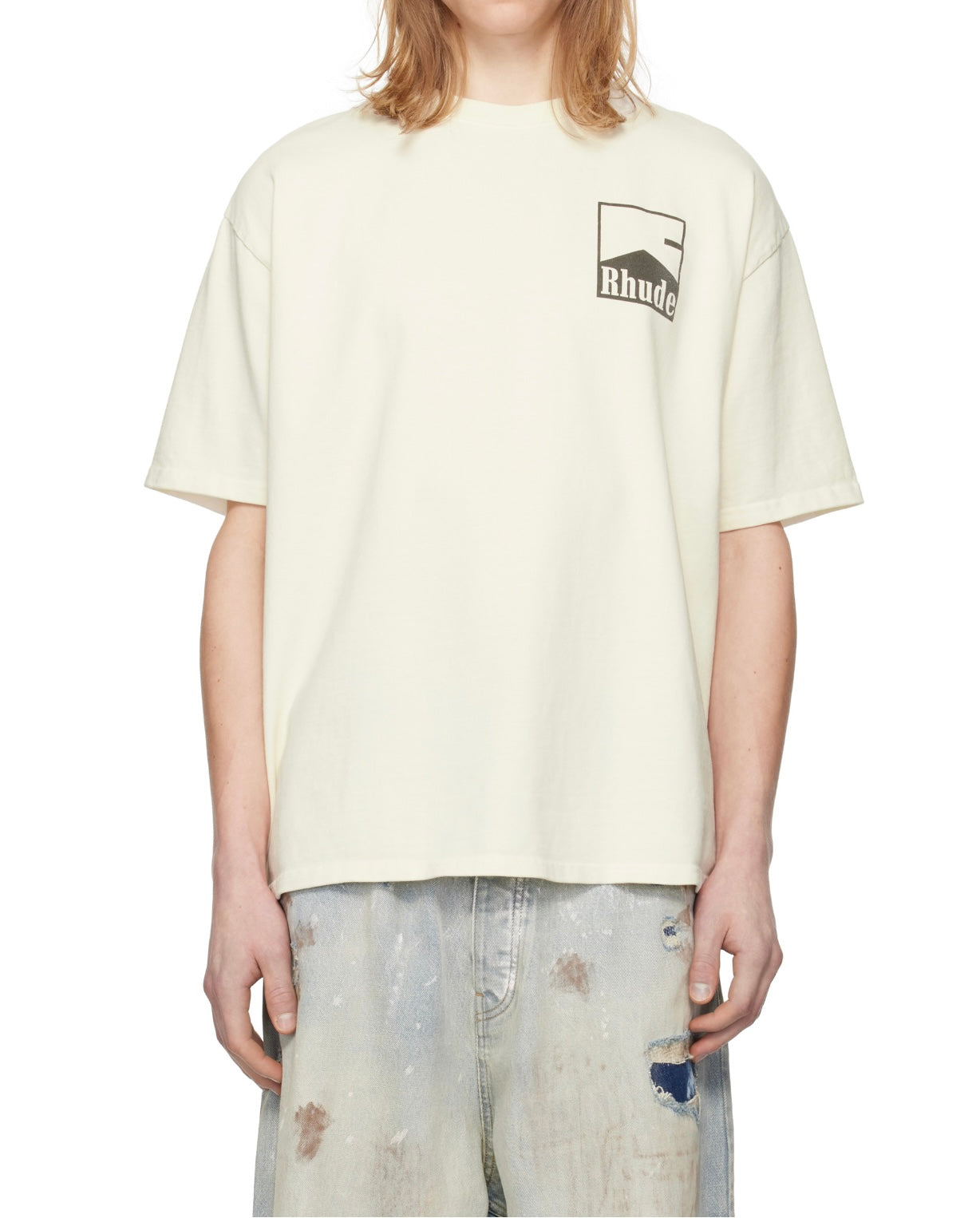 RHUDE Chevron T-Shirt | White