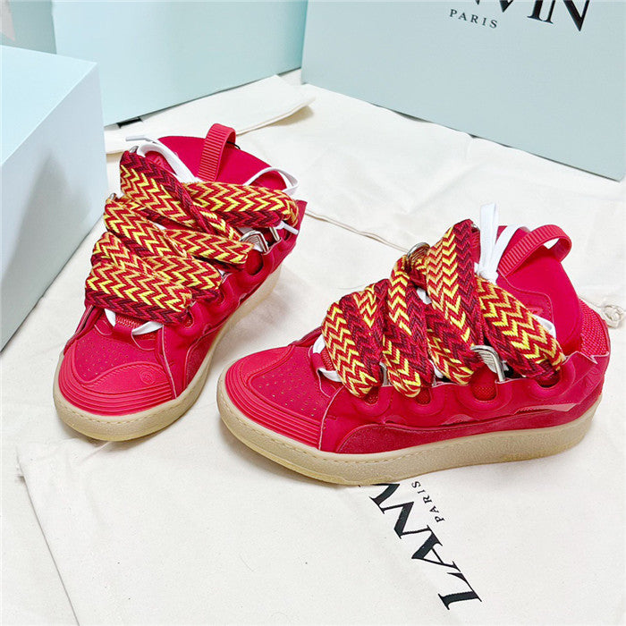 Lanvin Curb Sneaker Poppy Red