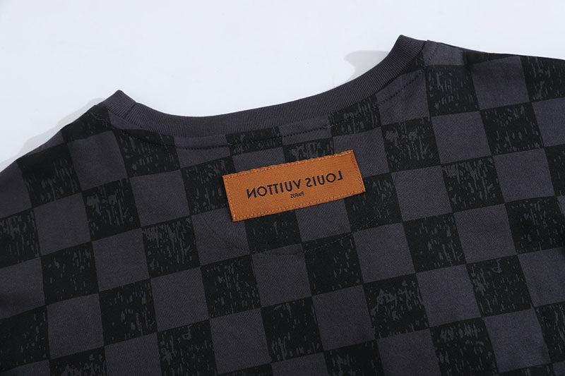 Louis Vuitton Damier T-shirt Dark Grey