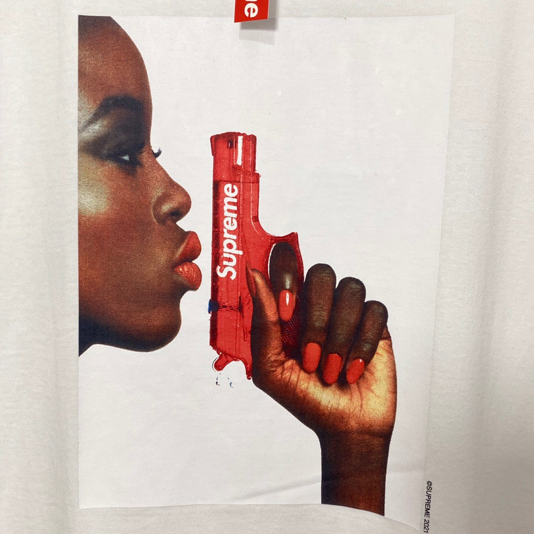 Supreme Water Pistol Tee White - SS21