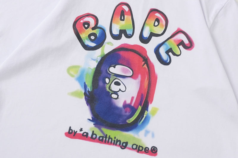 BAPE Ape Shall Never Kill Ape Tee White
