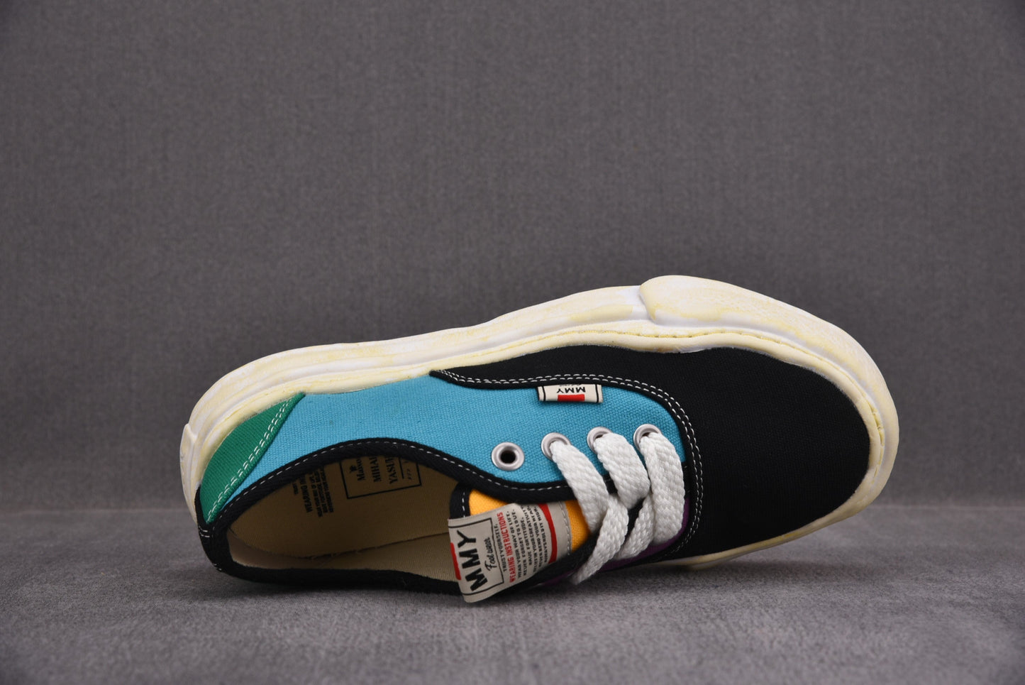 Maison Mihara Yasuiro Baker OD OG Sole Canvas Low Blue