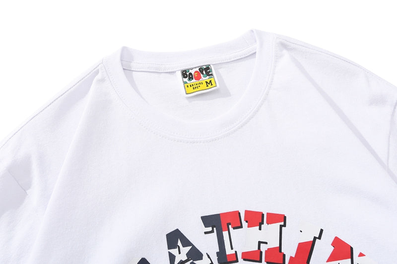 BAPE US Limited Collection College T-Shirt White