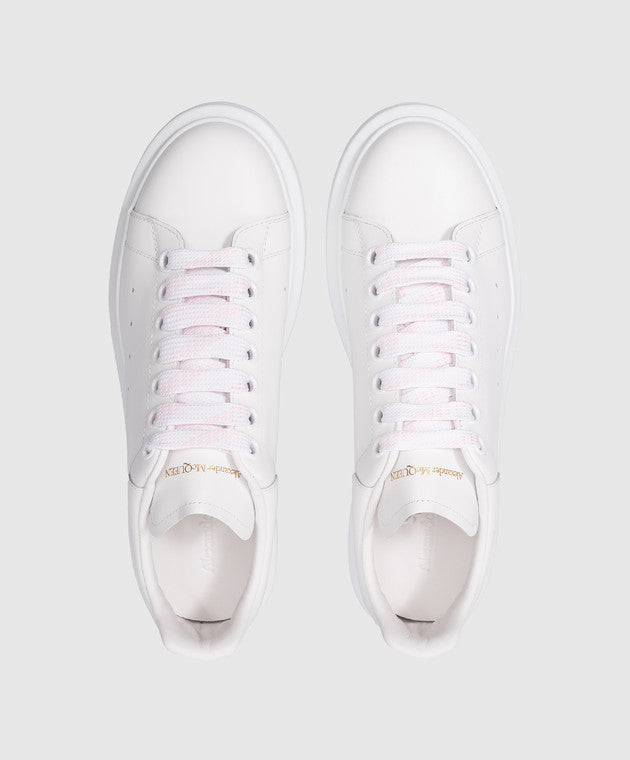 Alexander McQueen Oversized White leather sneakers