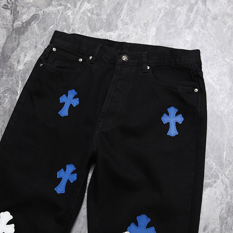 Chrome Hearts Los Angeles Exclusive Levi's Cross Patch Jeans