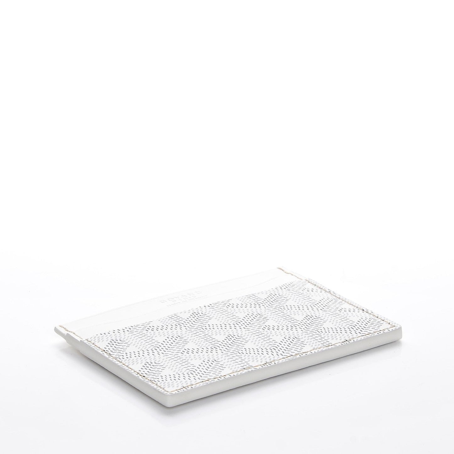 Goyard Saint Sulpice White in Canvas/Calfskin