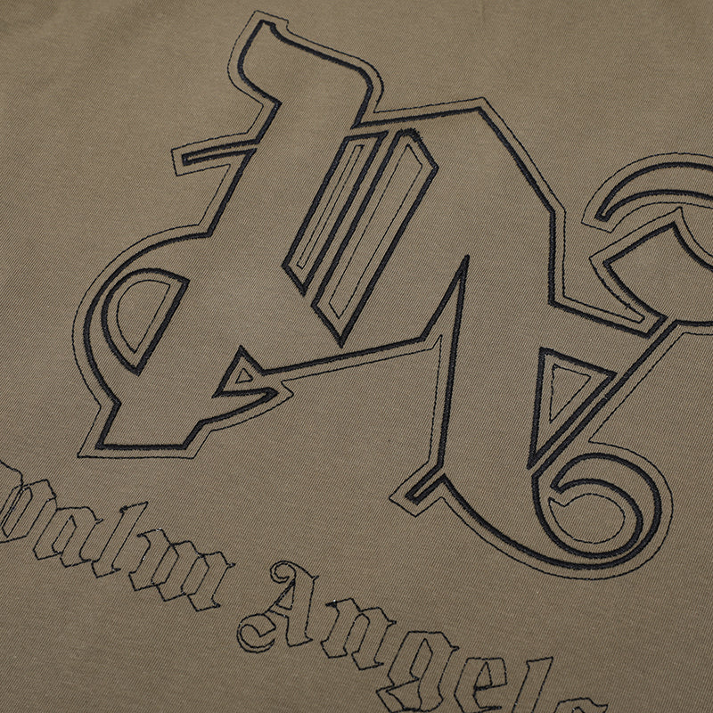 Palm Angels PA LogoT-Shirt Olive
