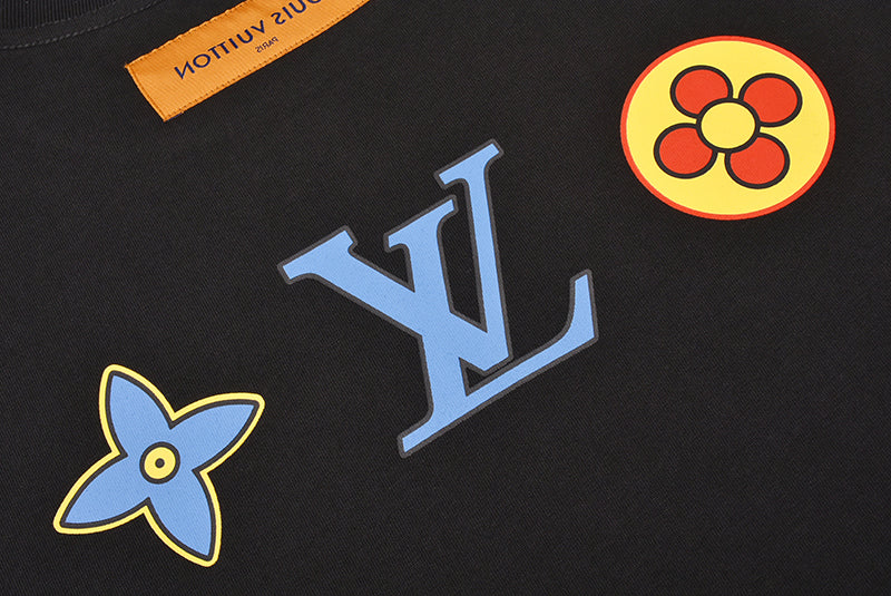 Louis Vuitton Vuitton Logo Tee Black