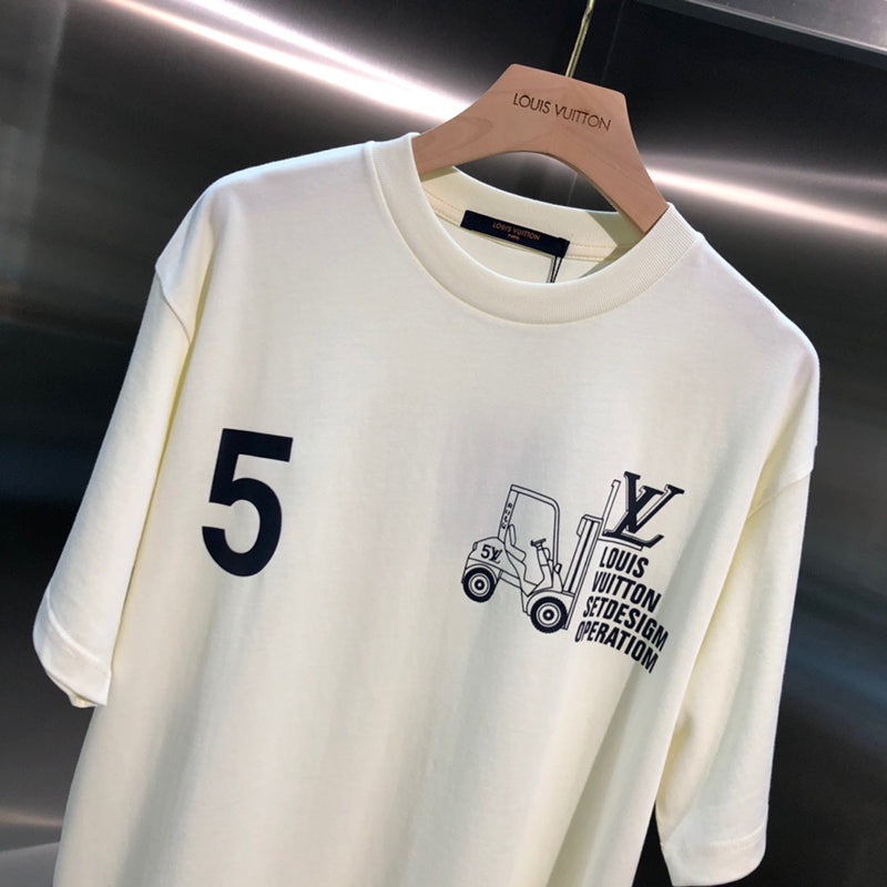 Louis Vuitton Set Design Operation Tee White