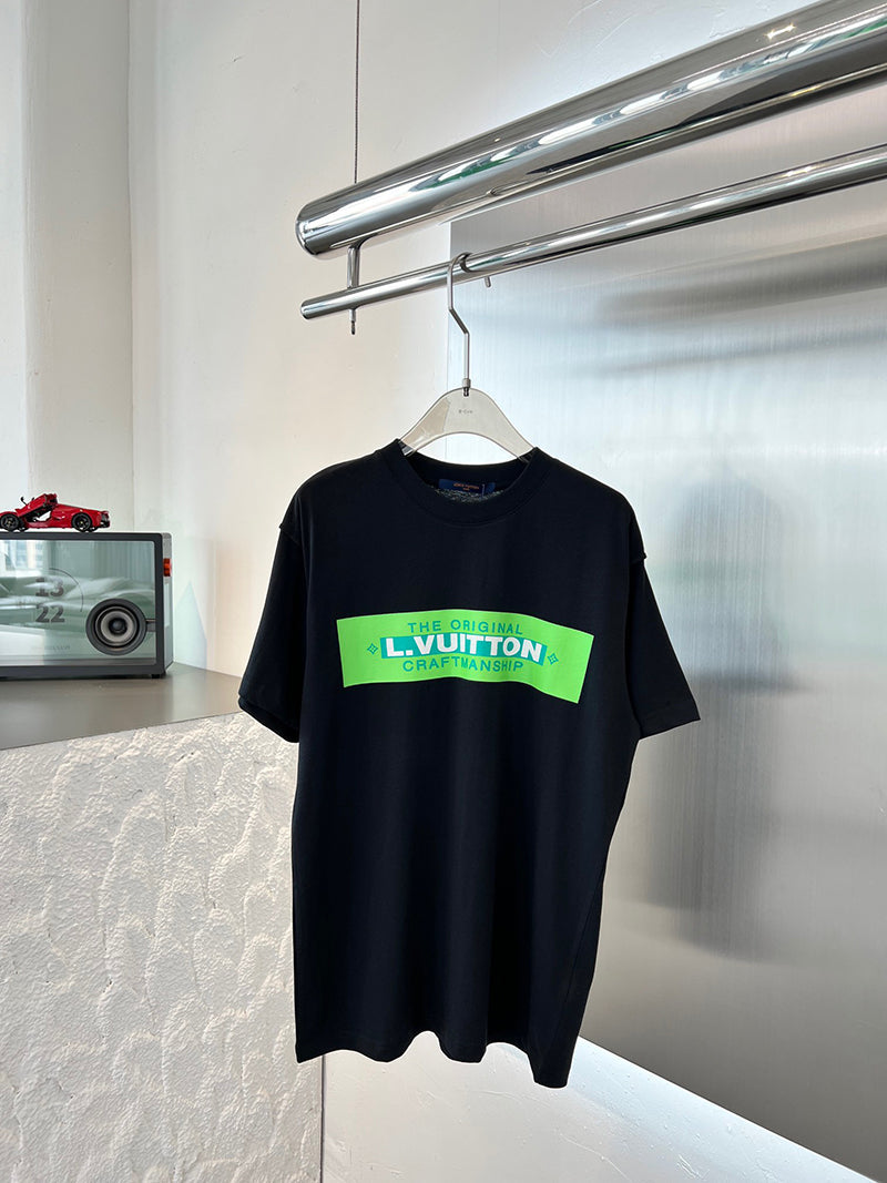 Louis Vuitton L.Vuitton Printed T-shirt Black