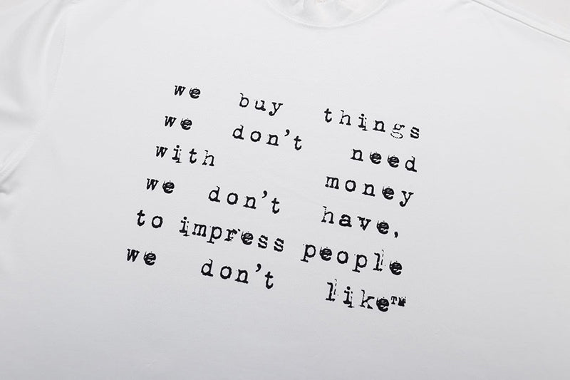 VETEMENTS We Buy Things T-shirt | White
