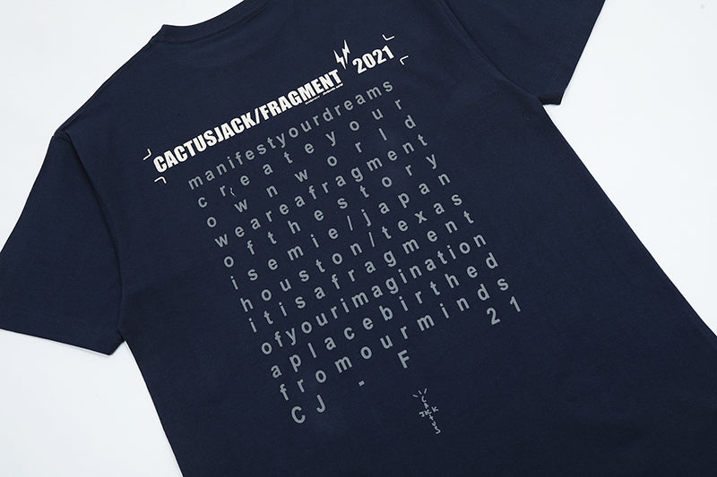 Travis Scott Cactus Jack For Fragment Create T-shirt