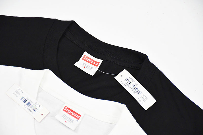 Supreme Banner Tee Black