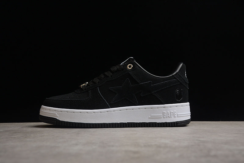 A Bathing Ape Bape Sta Black Suede
