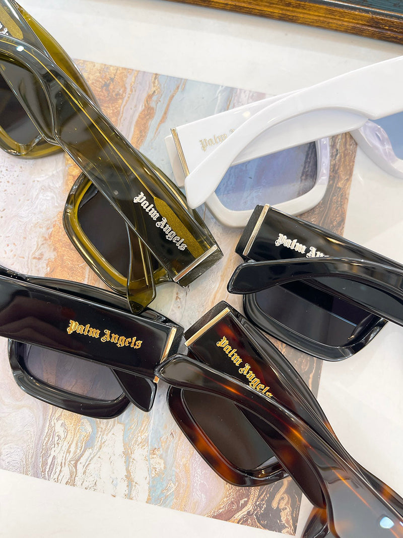 Palm Angels Raymond Sunglasses White